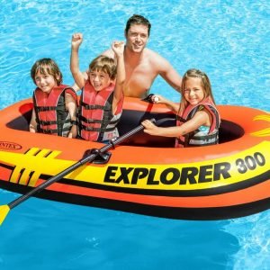 Intex Explorer 300 Boat Set With Oars & Pump – 58332