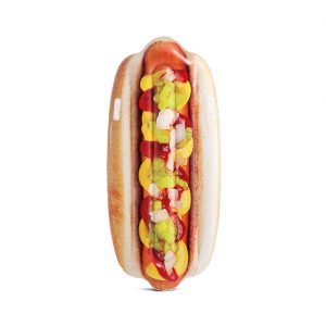 Intex Jumbo Hot Dog Inflatable Floating Mat