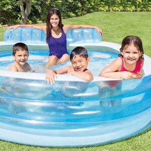 Swim Center Round Inflatable Family Lounge Pool