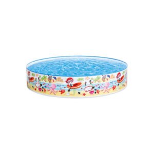 Snapset® Fun at the Beach Kiddie Pool – 5′ x 10″