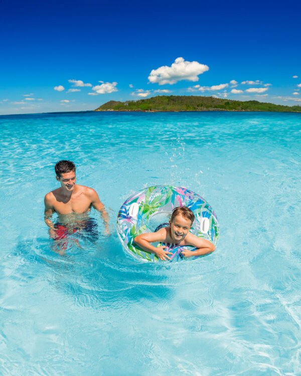 Lush Tropical Inflatable Pool Swim Tubes - Assortment - Image 2